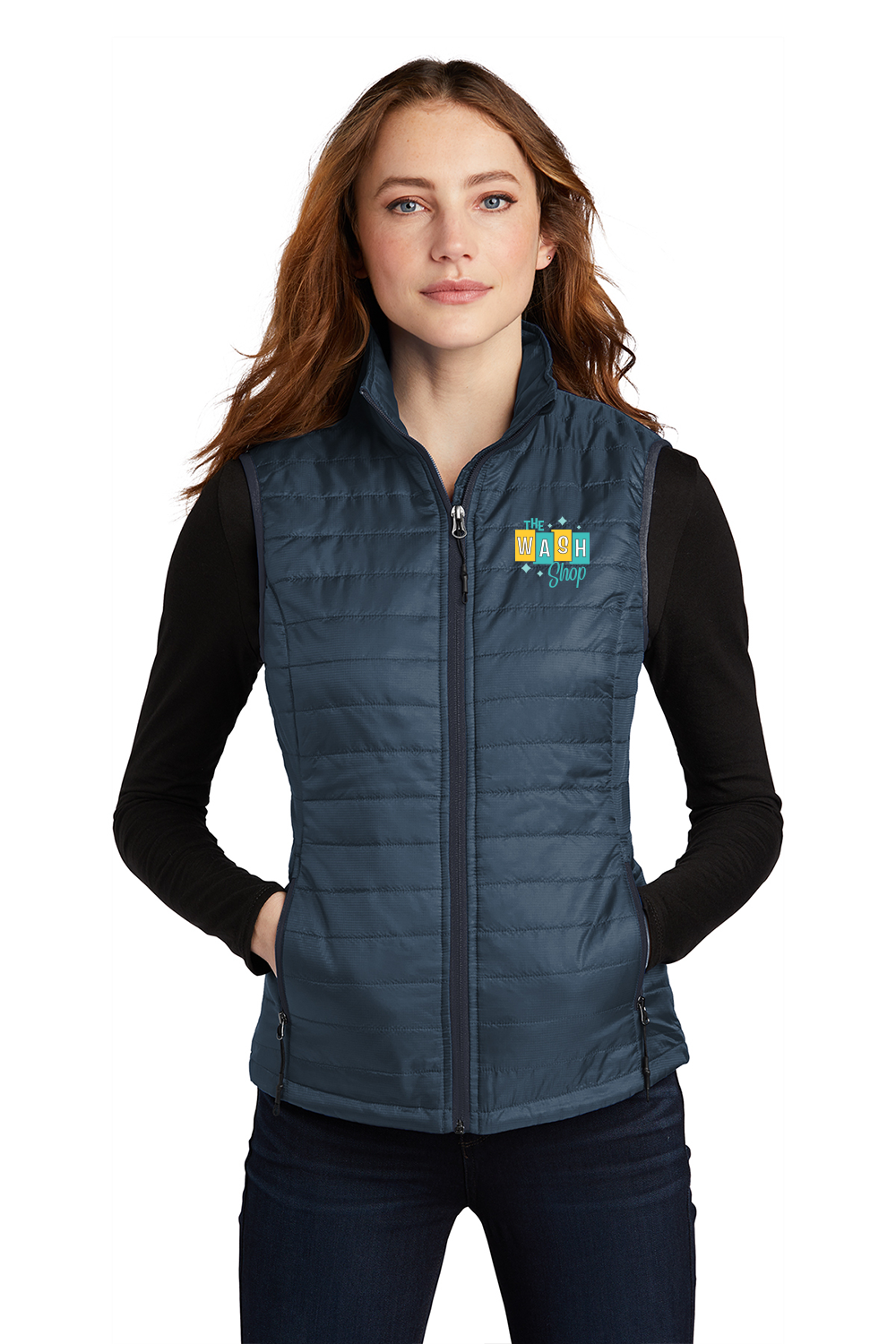 Women's Packable Puffy Vest - The Wash Shop