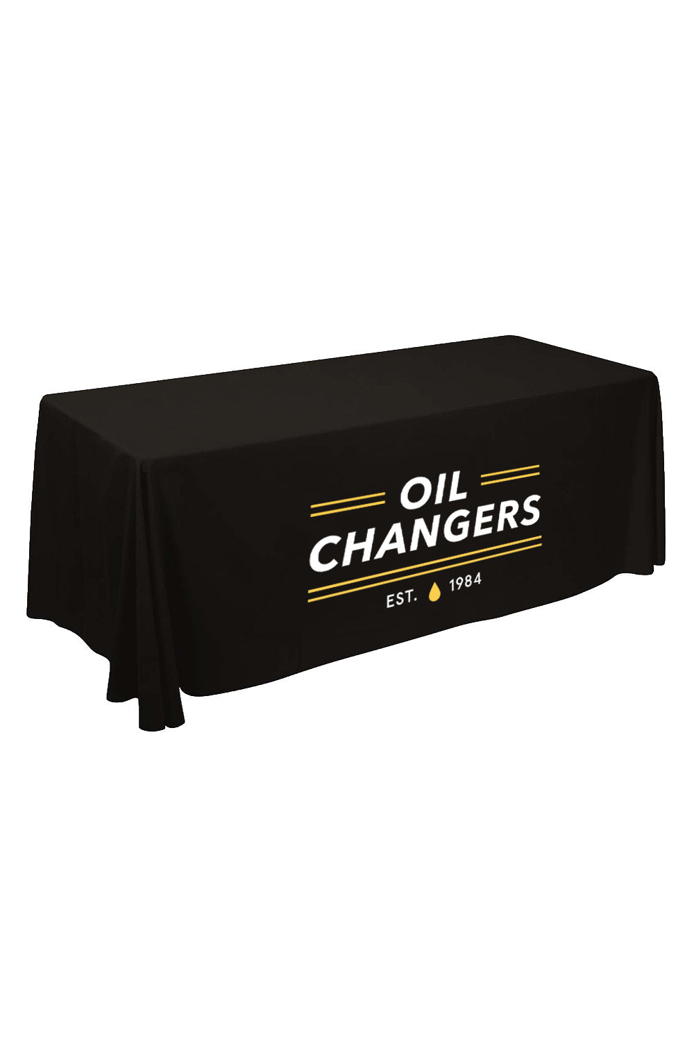 6' Value Lite Table Throw (White Imprint, 1 Location)