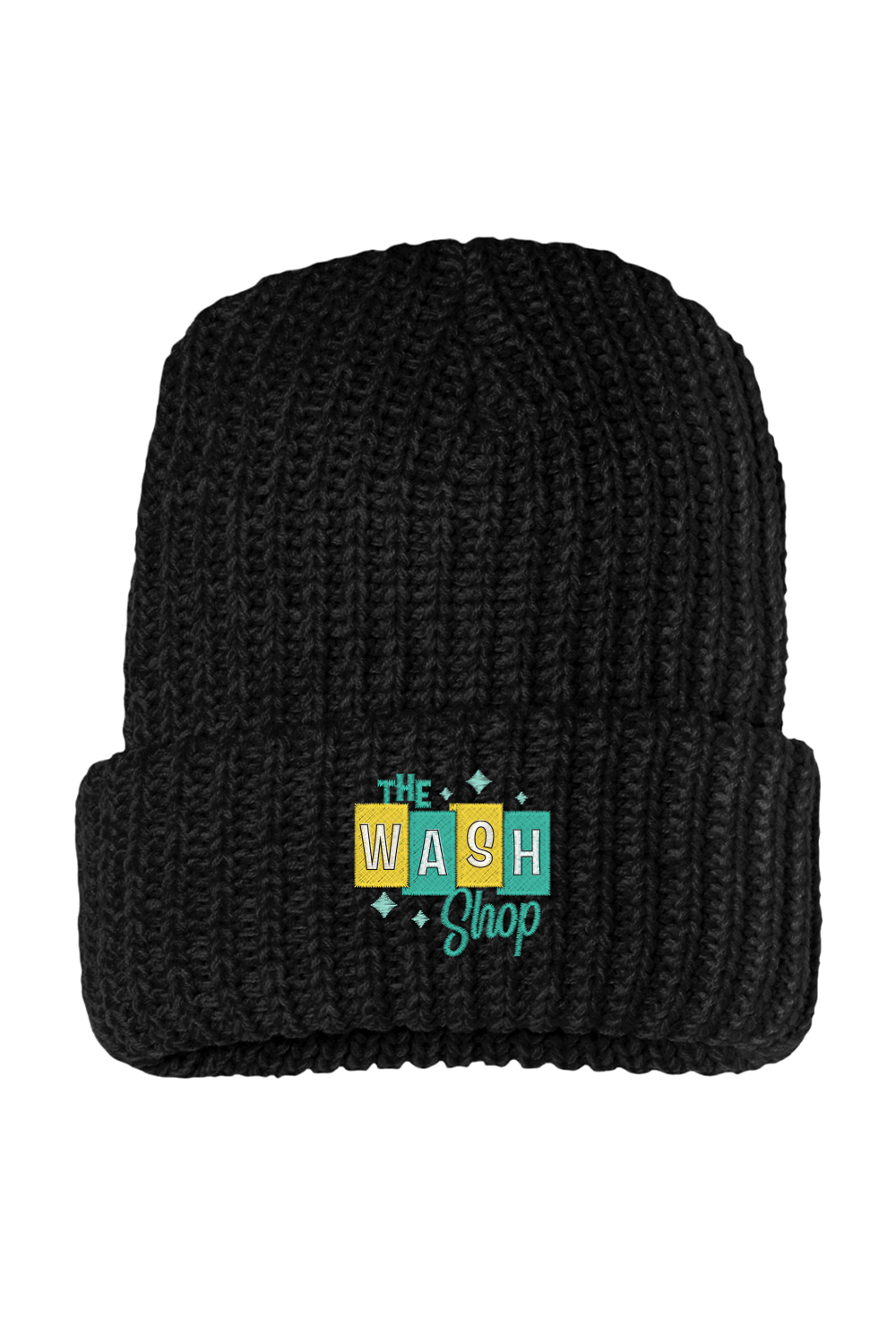 Chunky Knit Cuffed Beanie - The Wash Shop