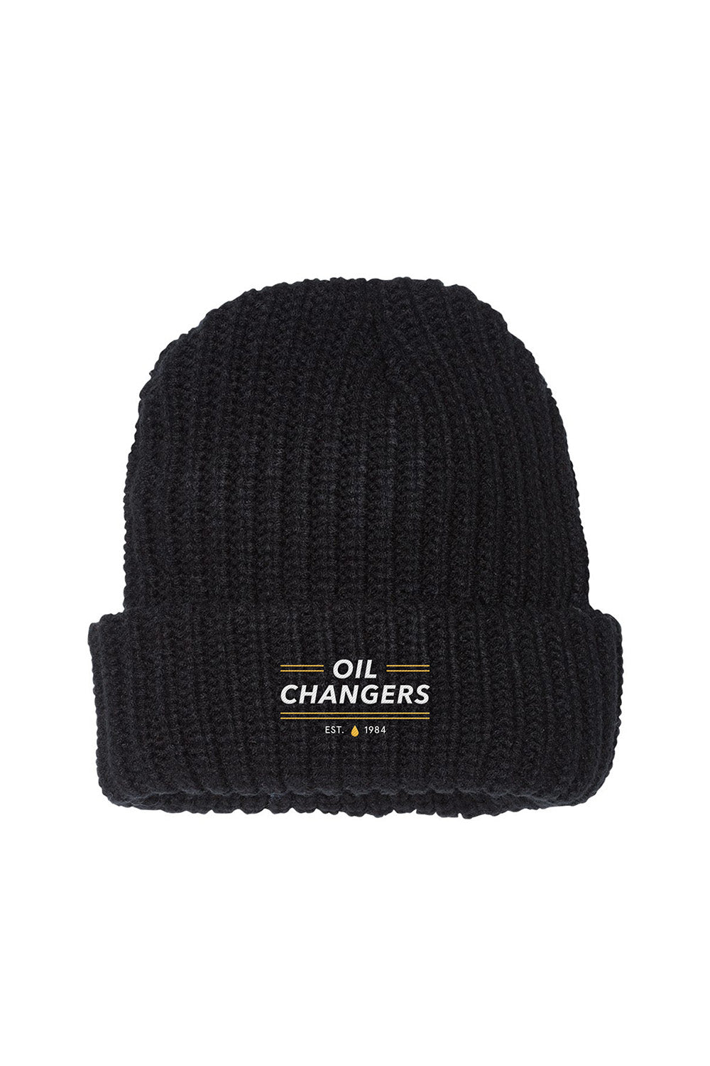 Chunky Knit Cuffed Beanie