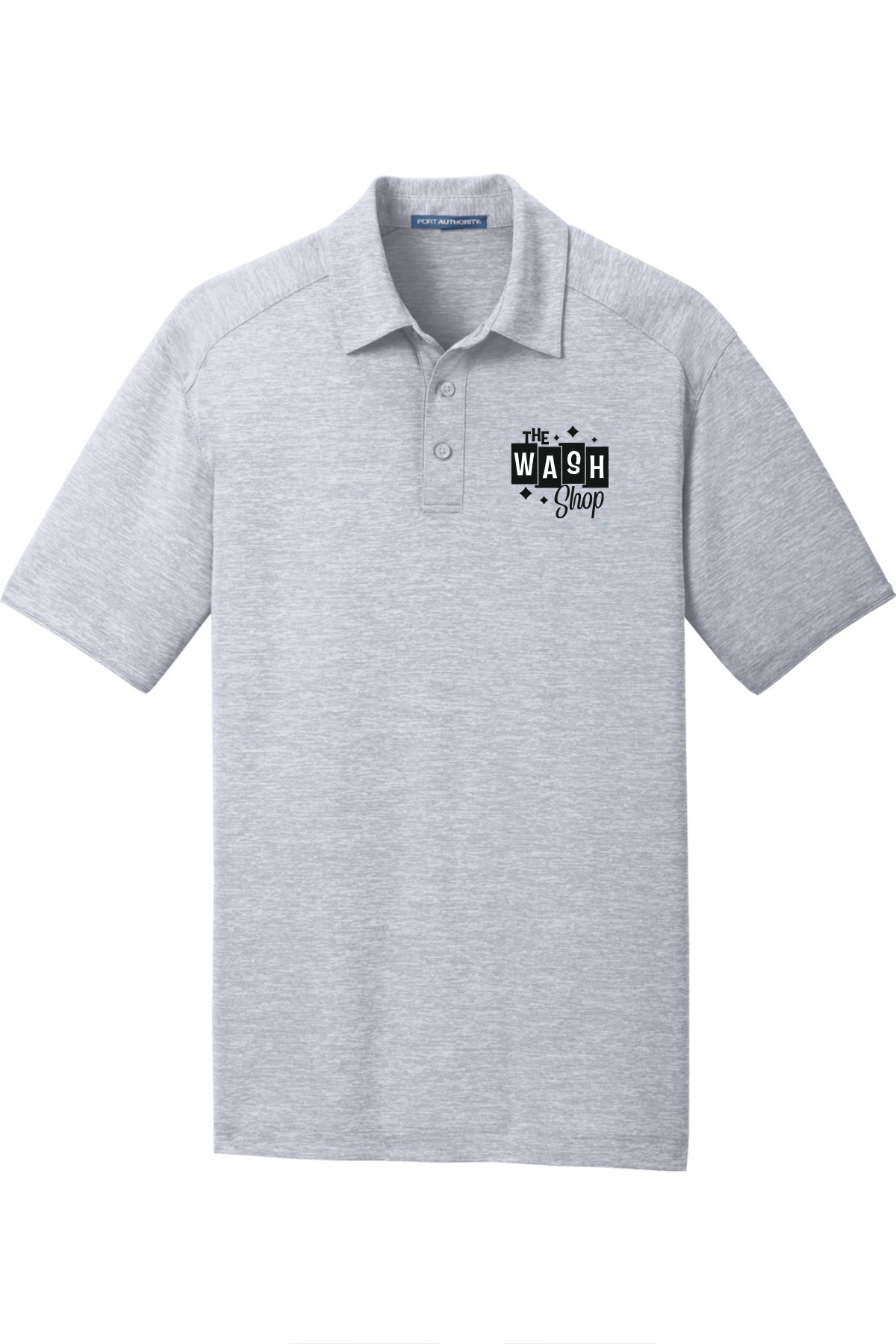 Men's Heather Performance Polo - The Wash Shop