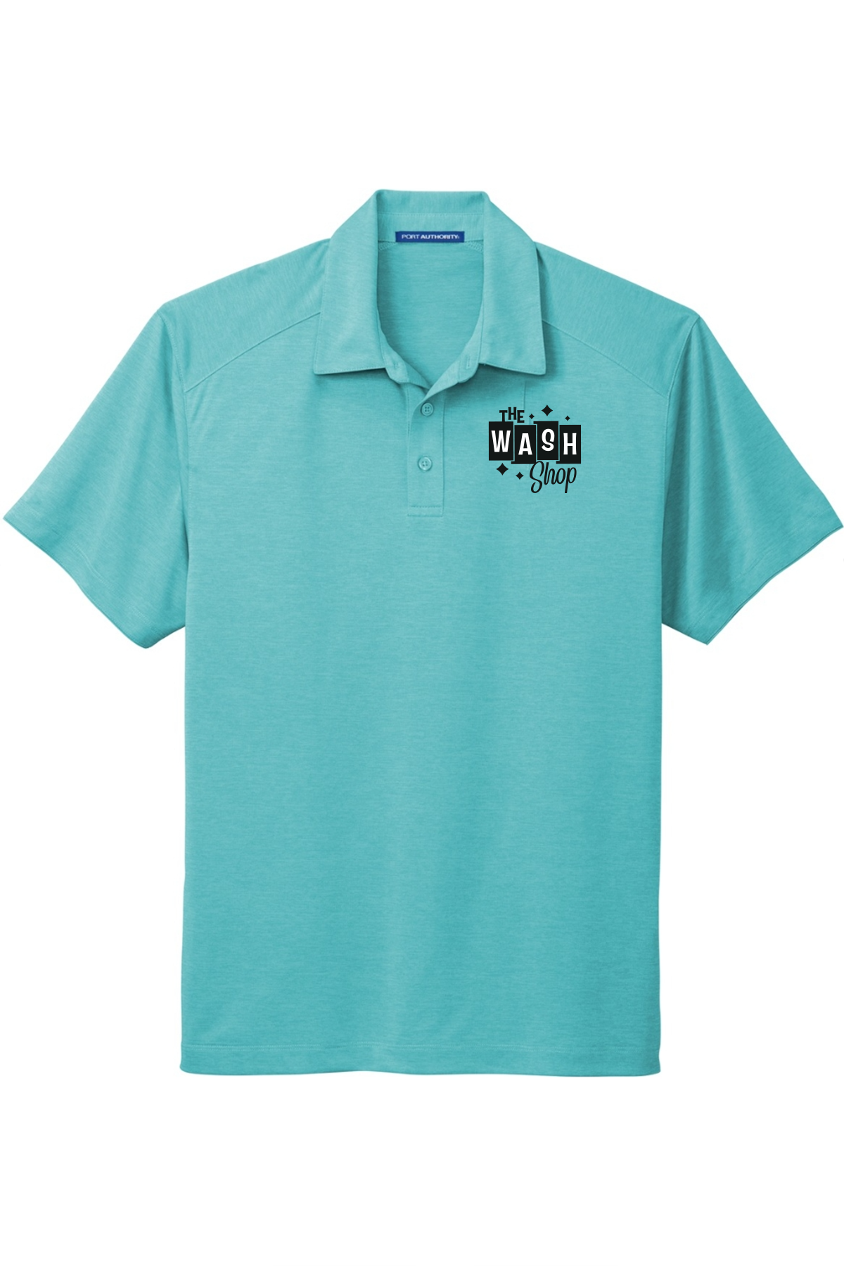 Men's Heather Performance Polo - The Wash Shop