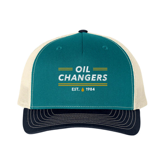 Blue Teal Trucker Cap