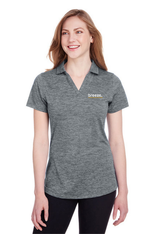 Women's Icon Heather Polo - Breeze Autocare