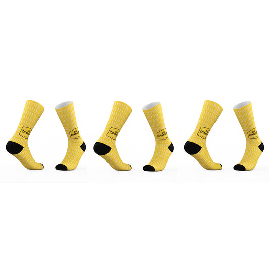 3-Pair Bundle - Sustainable High-Speed Premium Crew Socks
