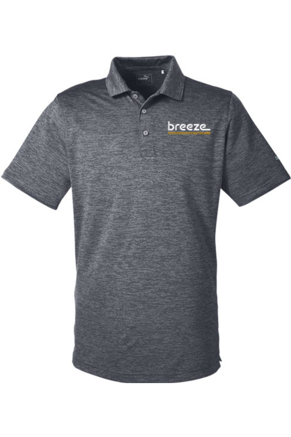 Men's Icon Heather Polo - Breeze Autocare