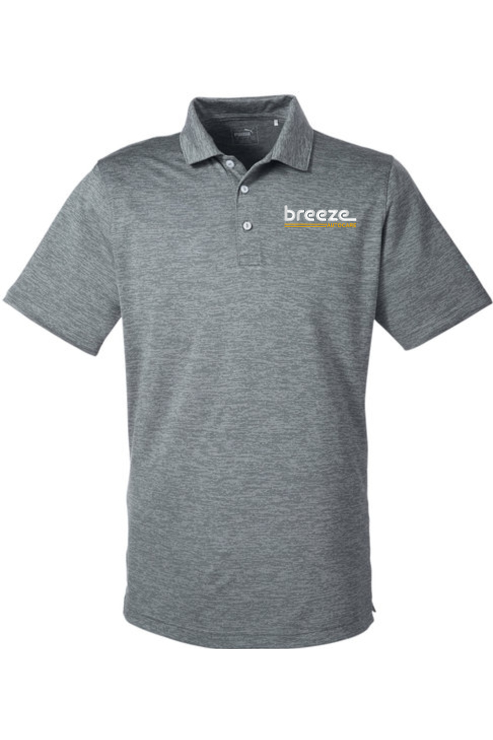 Men's Icon Heather Polo - Breeze Autocare
