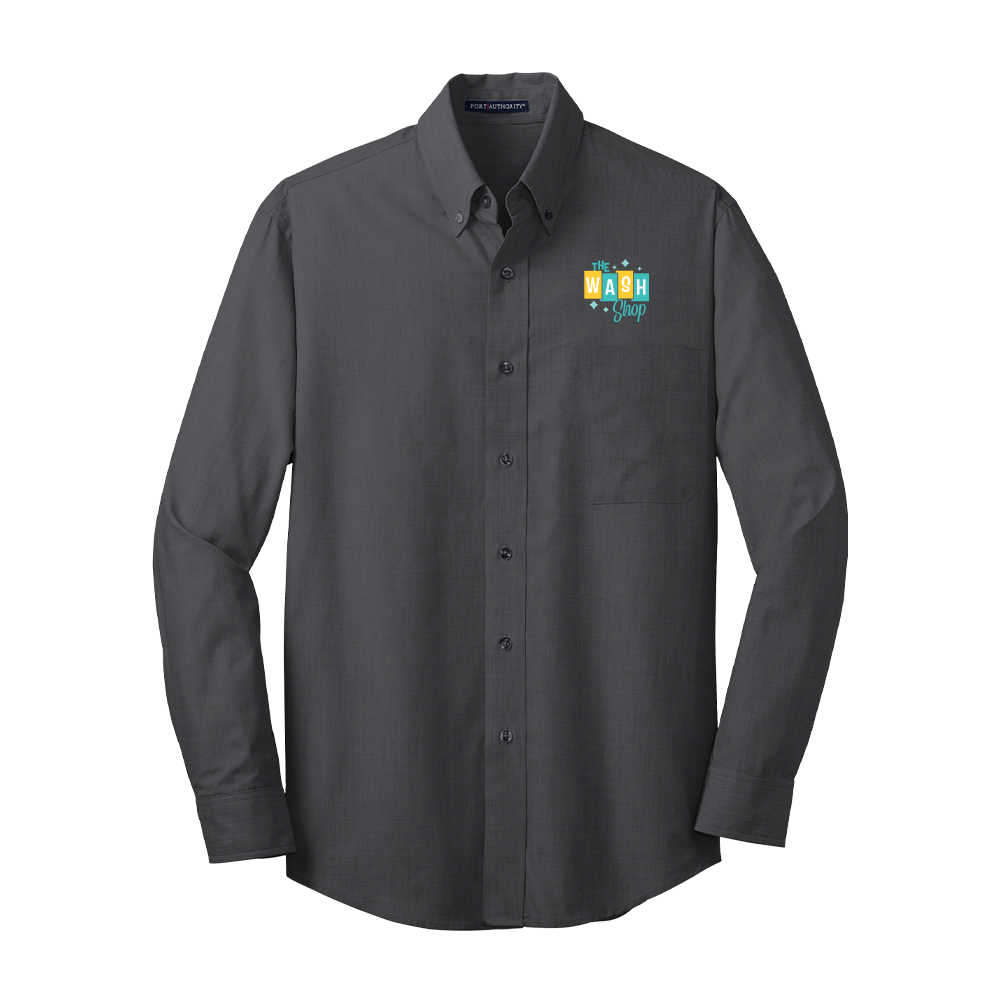 Men's Crosshatch Easy Care Shirt - The Wash Shop