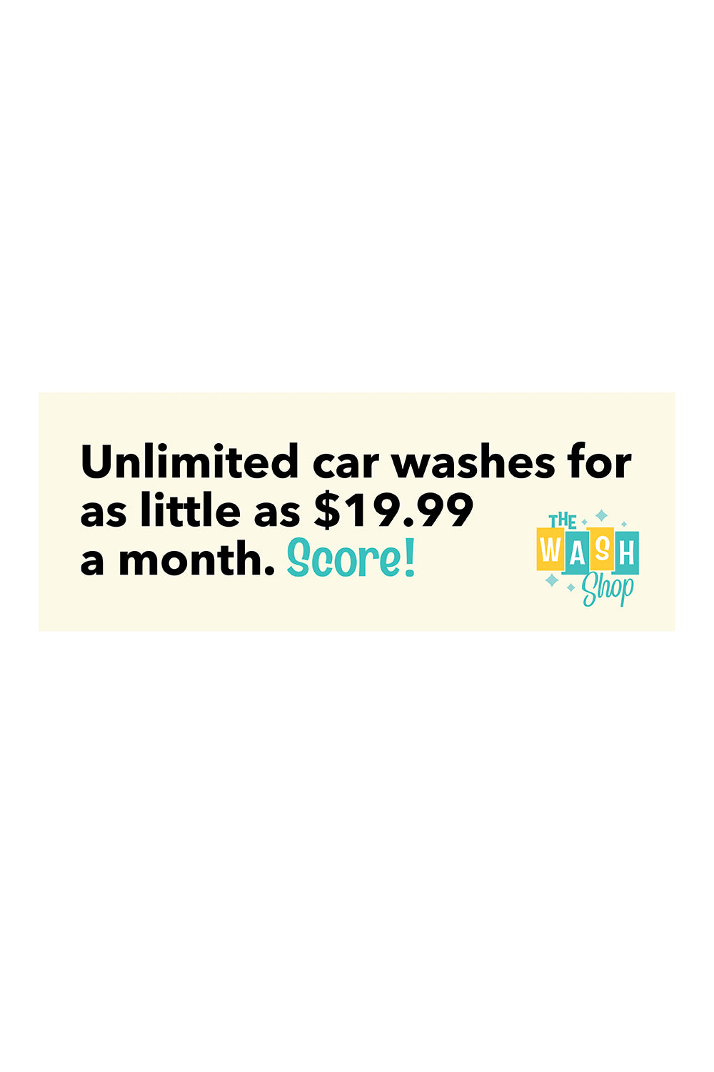 3' x 8' Smooth Vinyl Banner Double-Sided - The Wash Shop