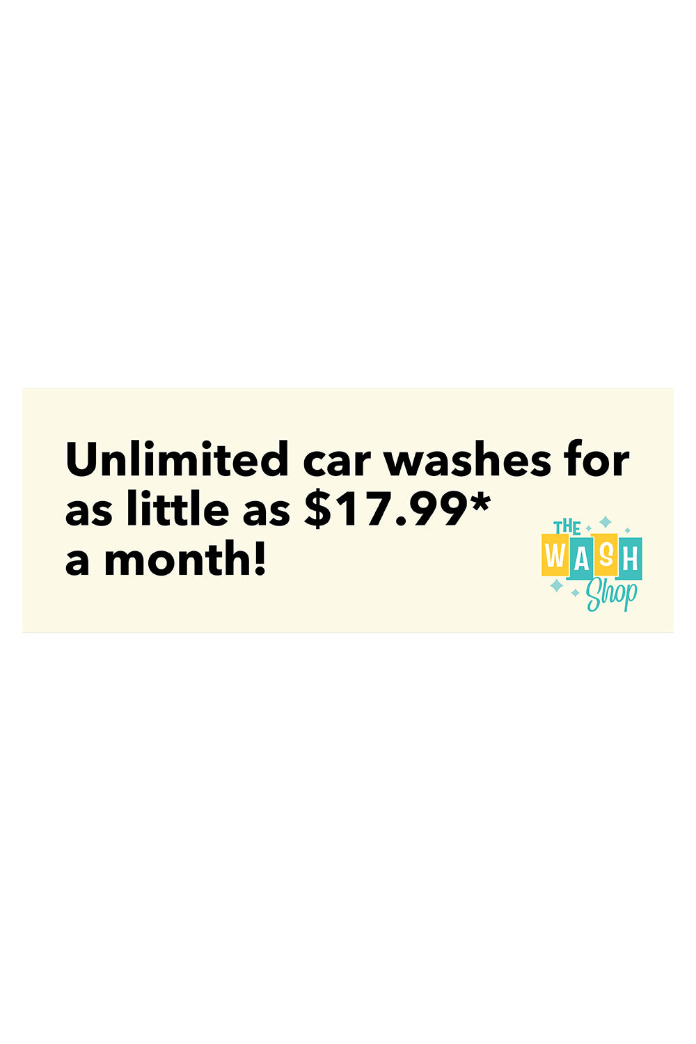 3' x 8' Smooth Vinyl Banner Double-Sided - The Wash Shop