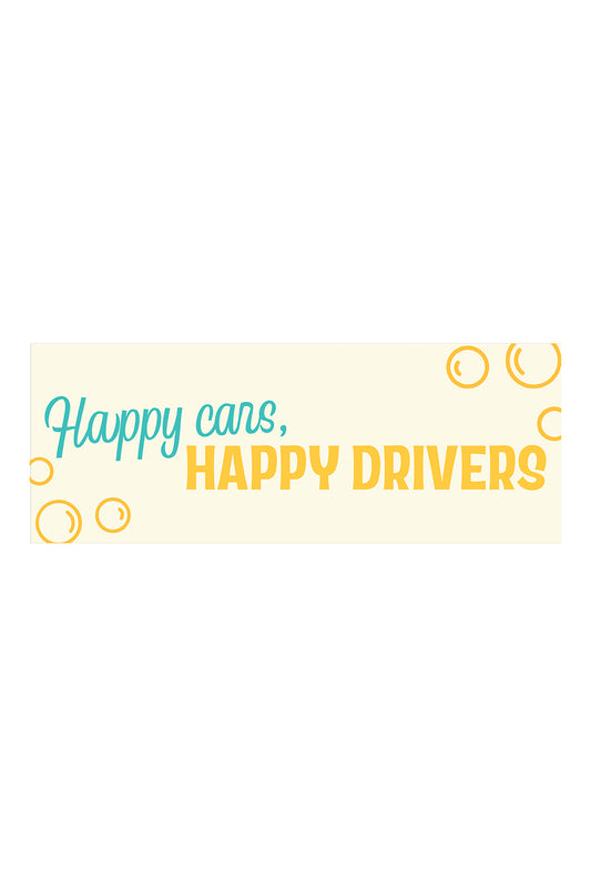 3' x 8' Smooth Vinyl Banner Double-Sided - The Wash Shop