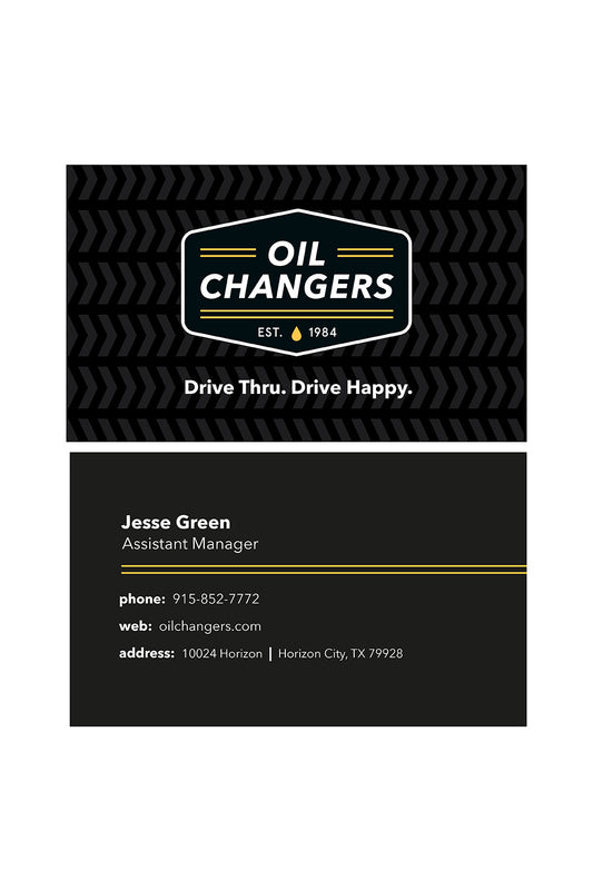 Assistant Manager Personalized Business Cards