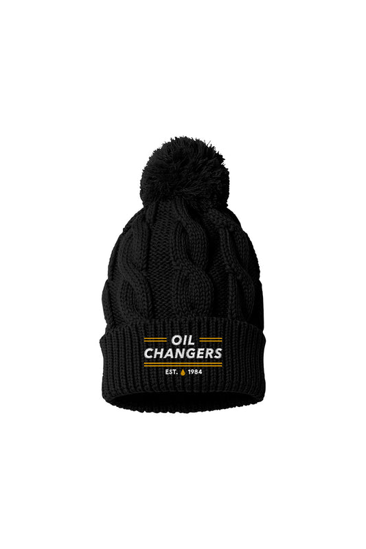 Chunk Twist Cuffed Beanie