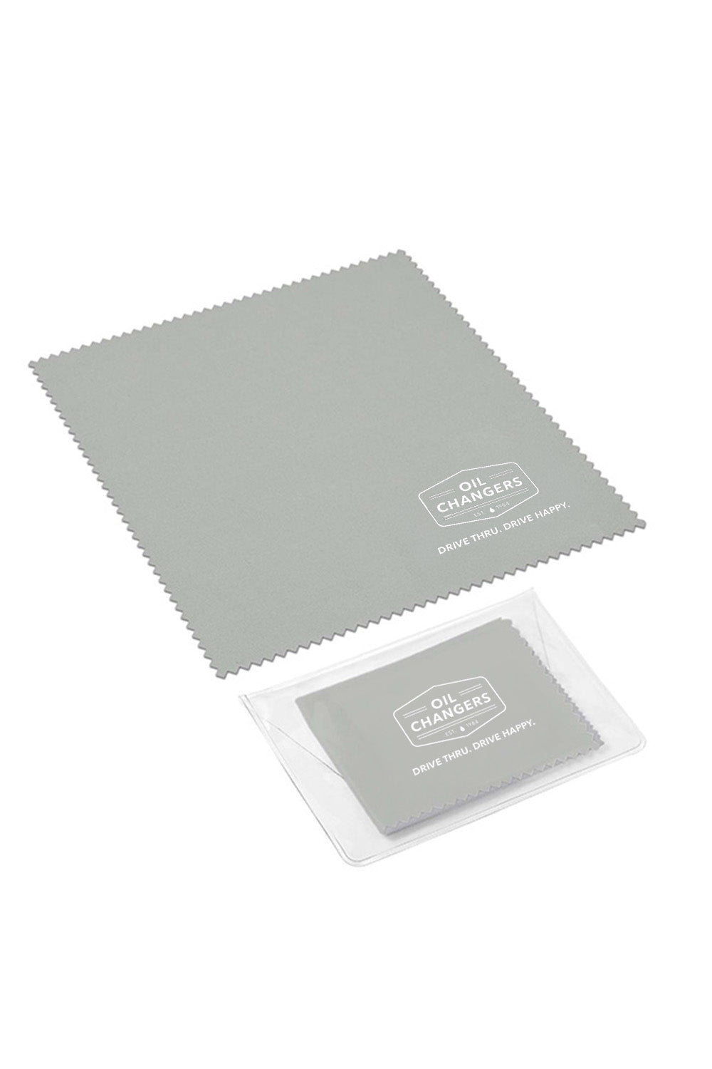 6"x 6" Microfiber Cloth in Vinyl Pouch