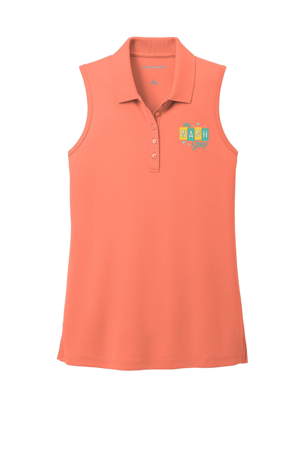 Women's Sleeveless UV Polo - The Wash Shop