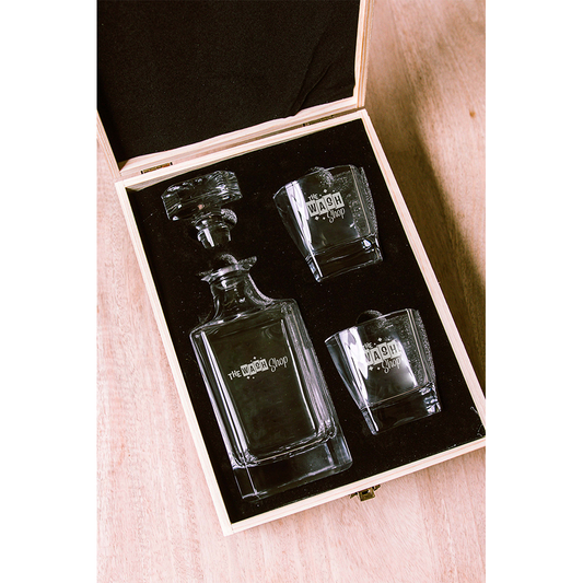 Whiskey Decanter Gift Set - The Wash Shop