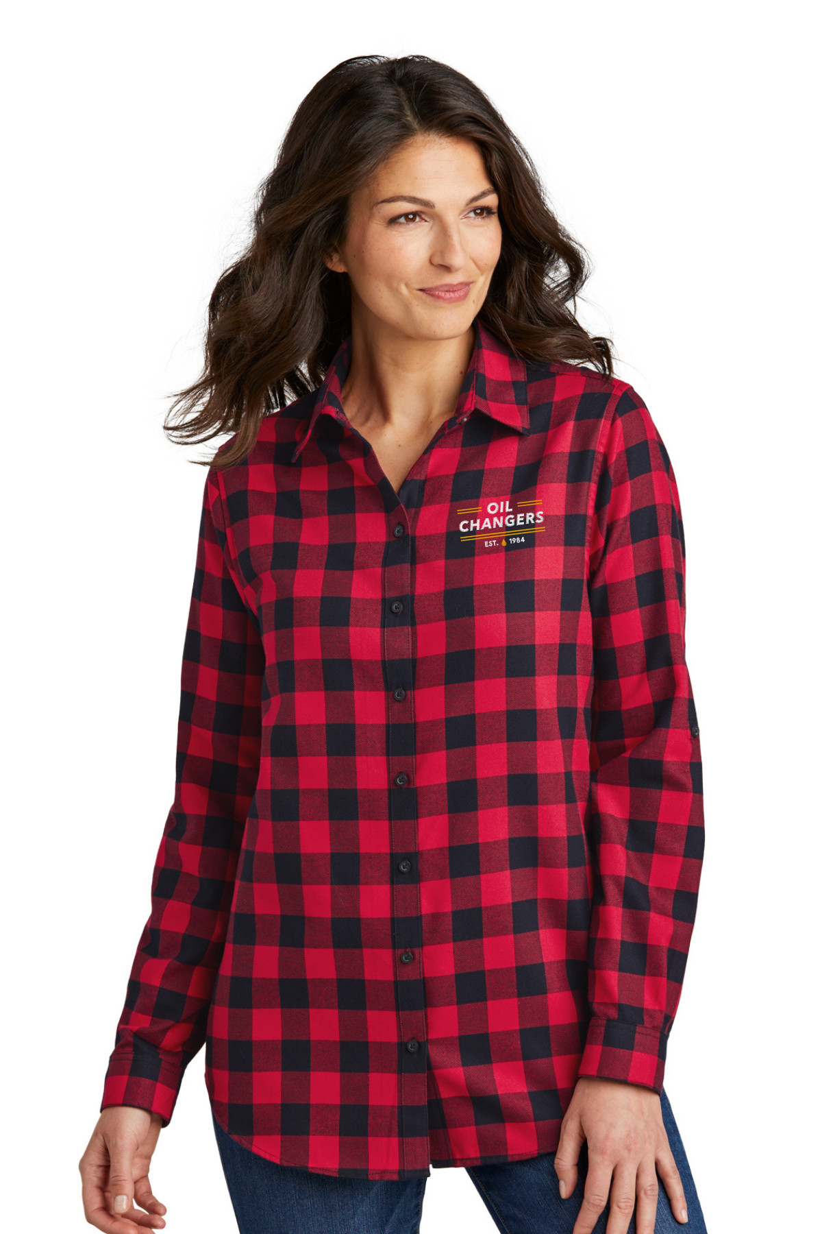 Women's Plaid Flannel Tunic