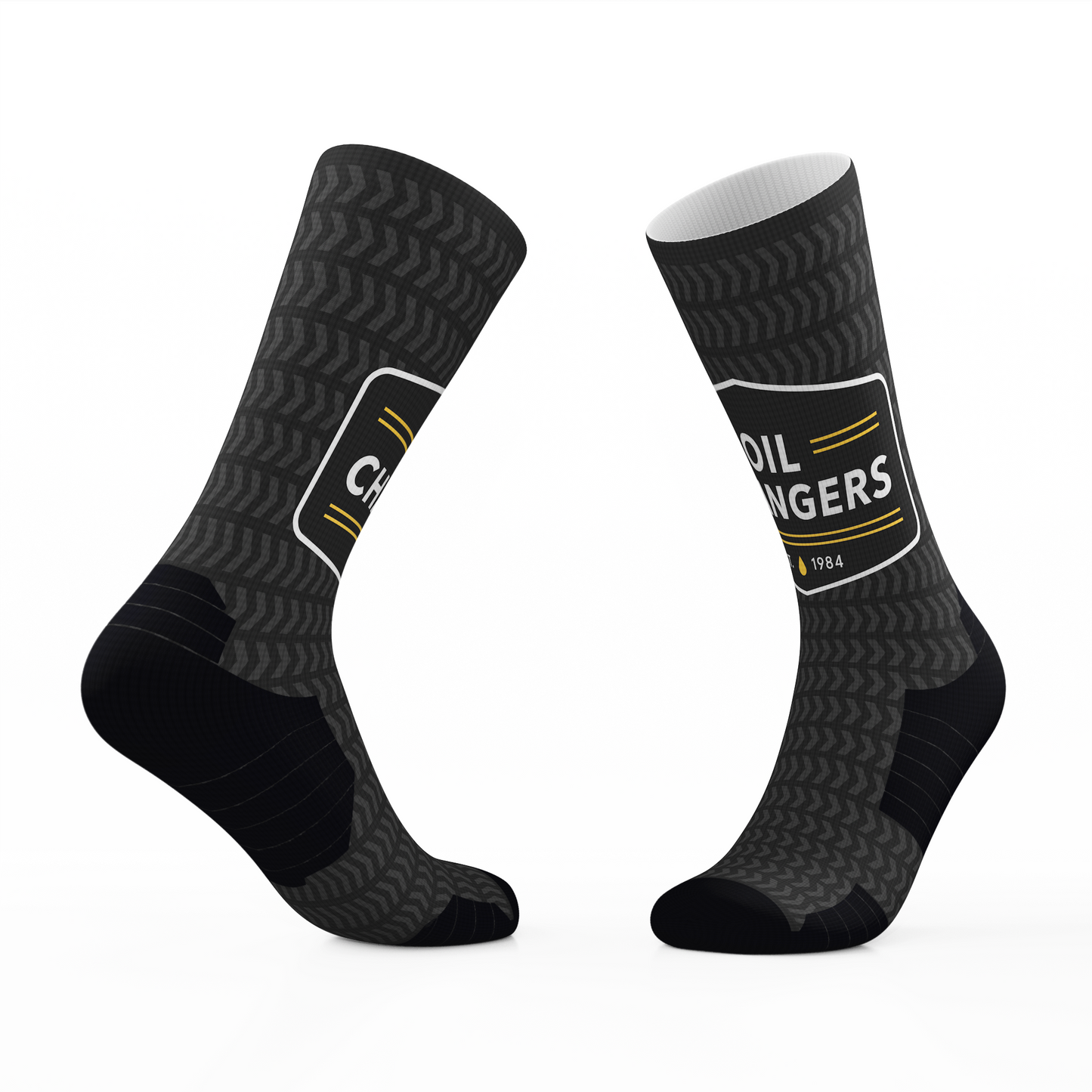 Athletic High-Performance Sports Crew Socks