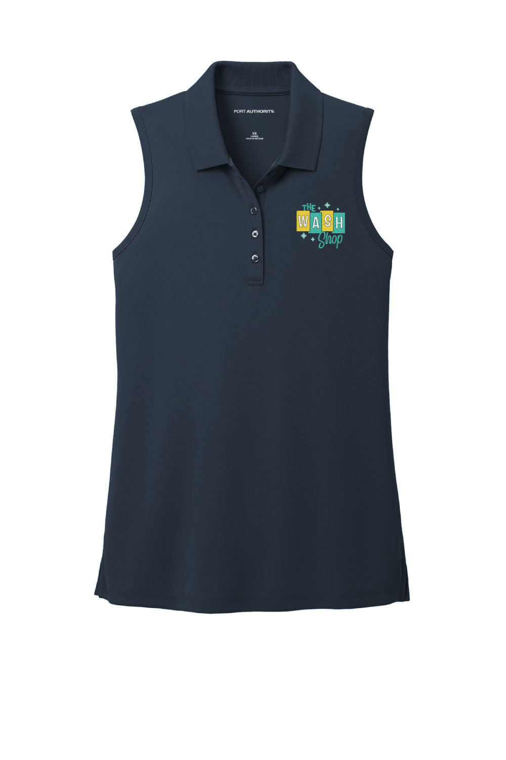 Women's Sleeveless UV Polo - The Wash Shop