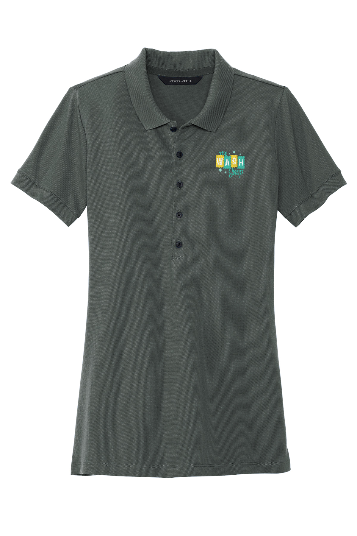 Women's Stretch Heavyweight Pique Polo - The Wash Shop