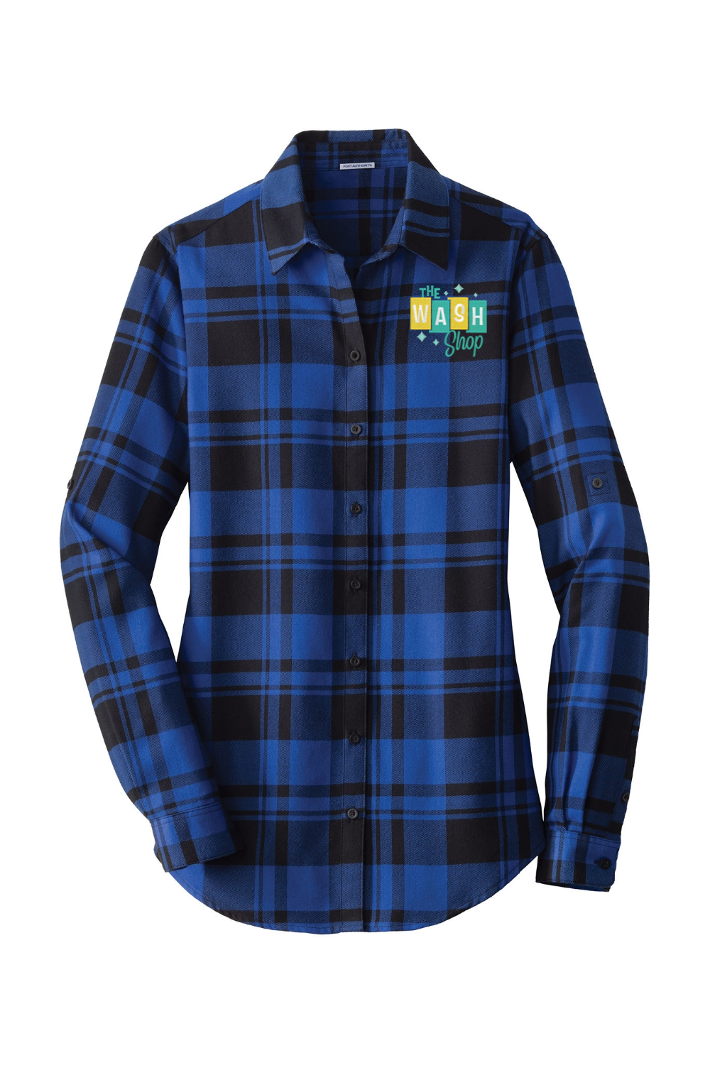 Women's Plaid Flannel Tunic - The Wash Shop