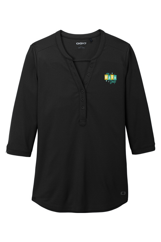 Women's Jewel Henley - The Wash Shop