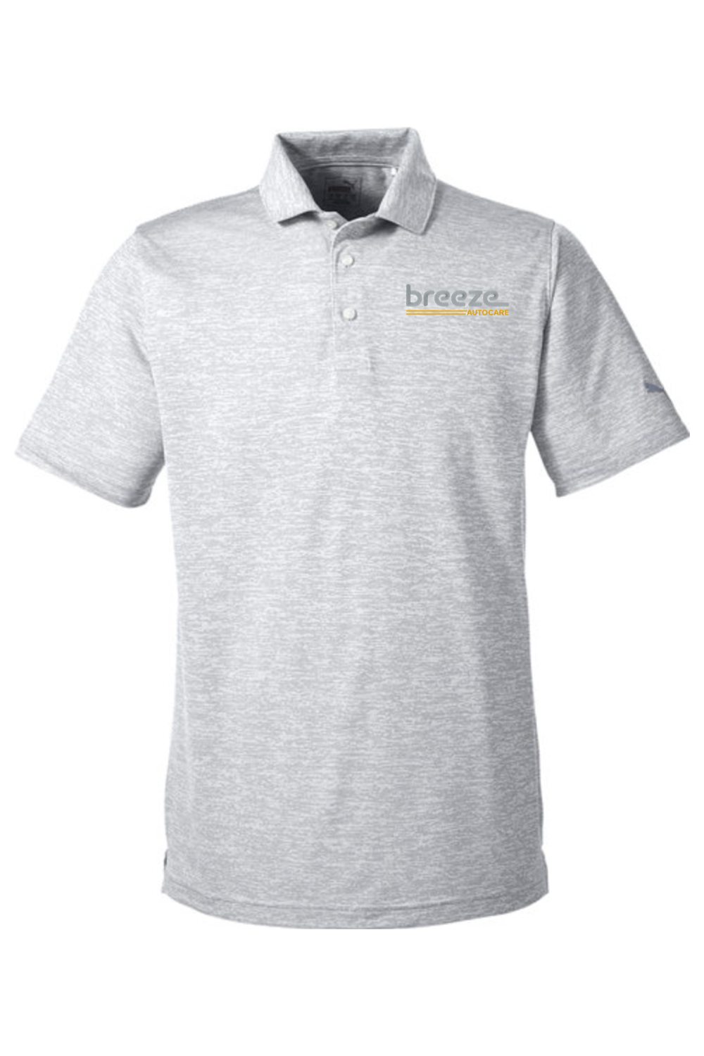 Men's Icon Heather Polo - Breeze Autocare