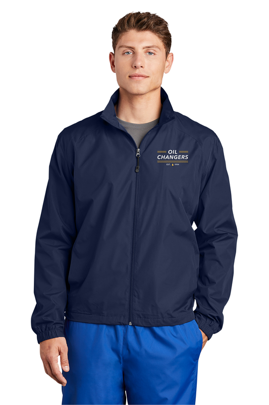 Men's Full-Zip Windbreaker Jacket