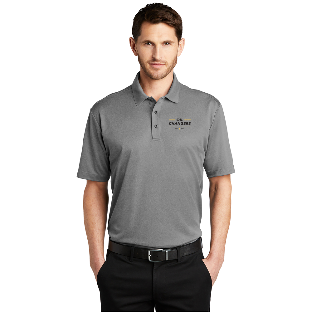 Men's Heathered Performance Polo