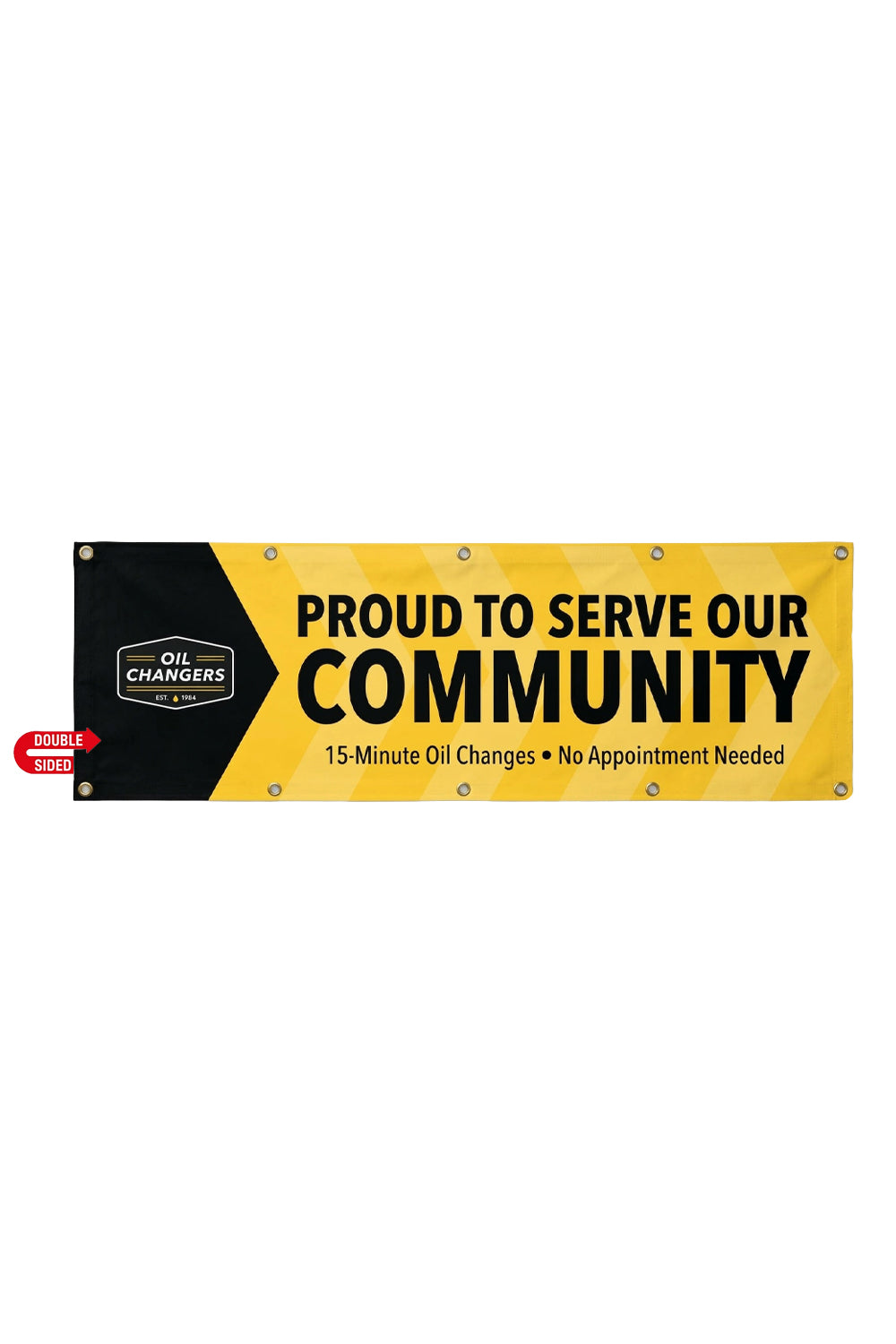3' x 8' 18 oz. Vinyl Banner Double-Sided