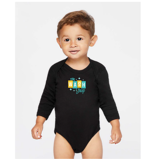 Long Sleeve Baby Rib Bodysuit - The Wash Shop