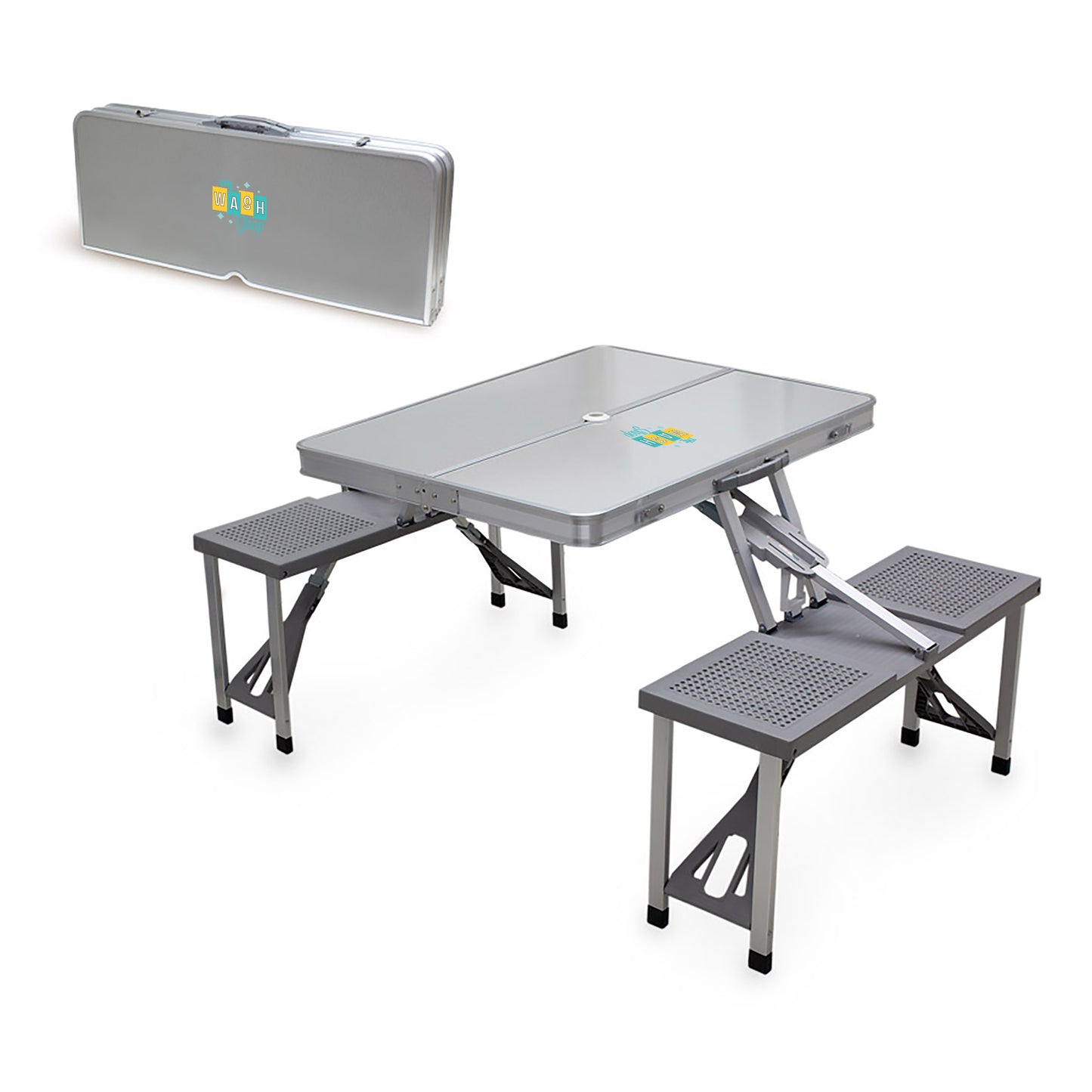 Portable Picnic Table With Seats - The Wash Shop
