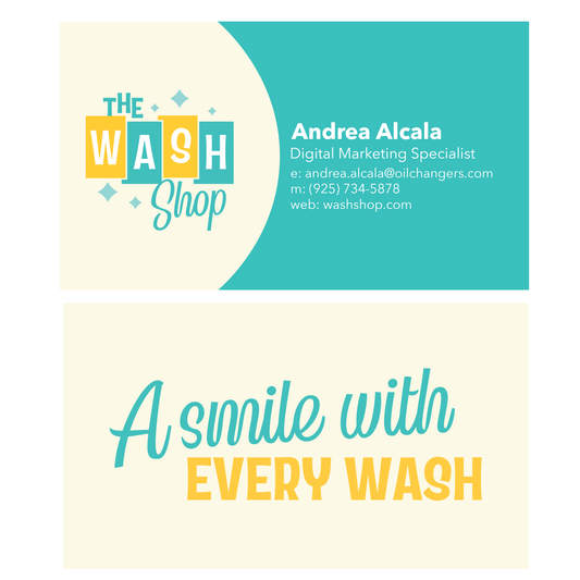 Personalized Business Cards - The Wash Shop