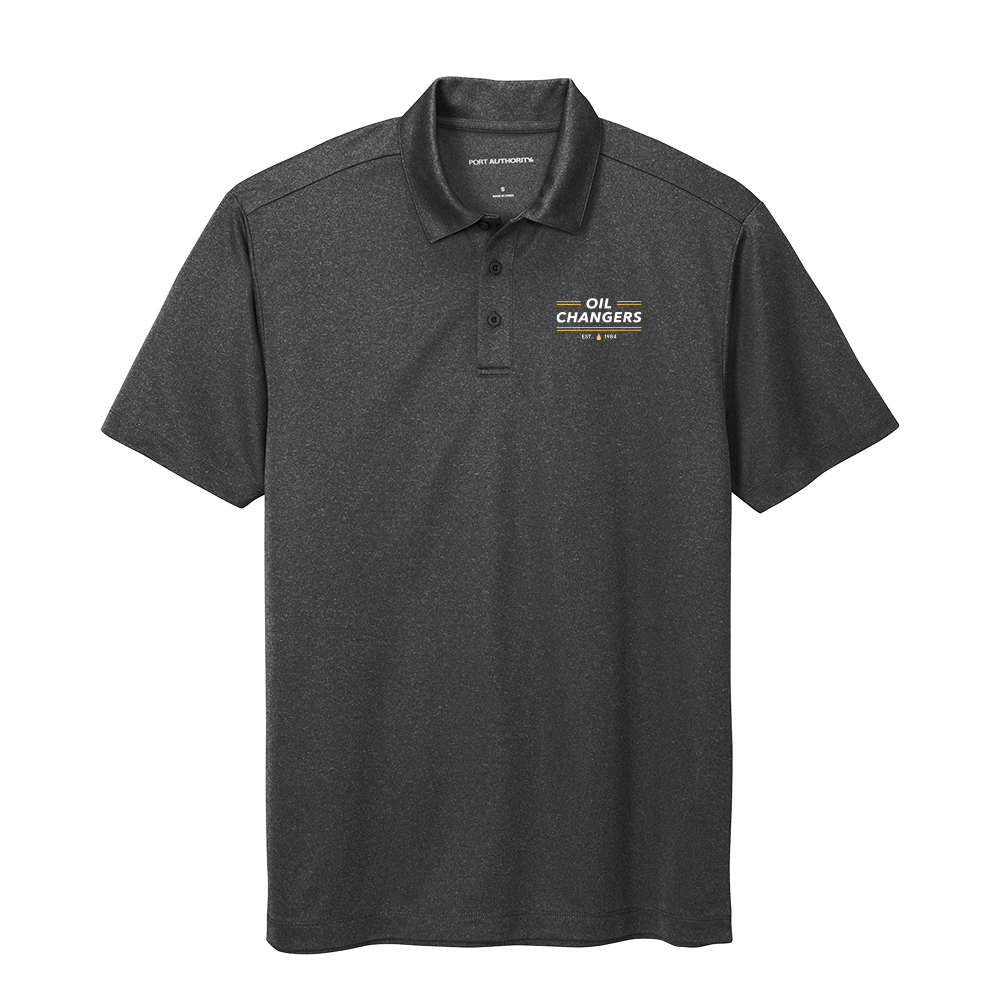 Men's Heathered Performance Polo