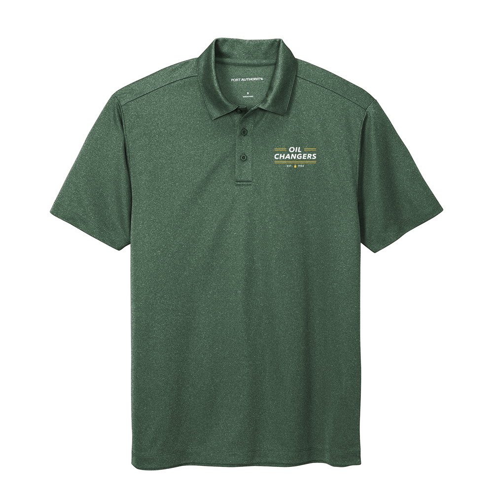 Men's Heathered Performance Polo