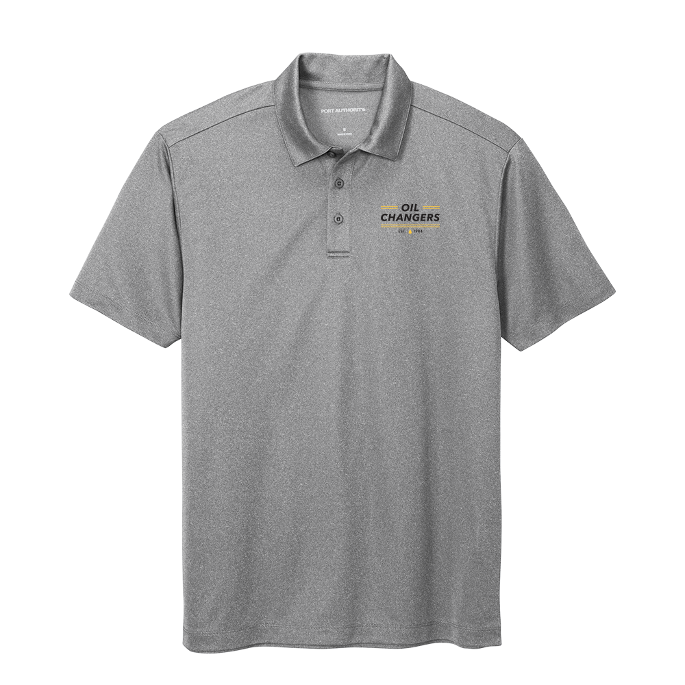 Men's Heathered Performance Polo