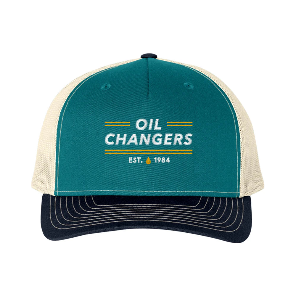 Blue Teal Trucker Cap