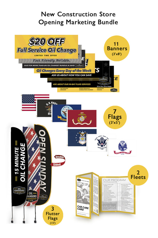 New Construction Store Opening Marketing Bundle