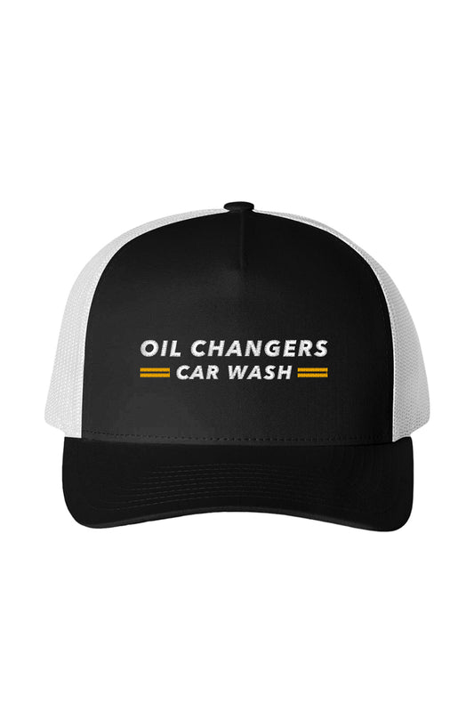 Five-Panel Retro Trucker Cap - Car Wash Logo