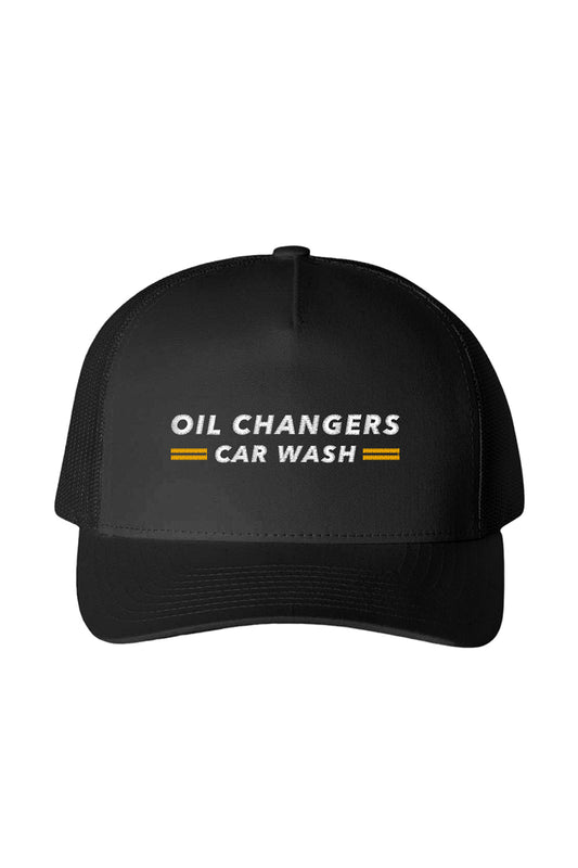 Five-Panel Retro Trucker Cap - Car Wash Logo