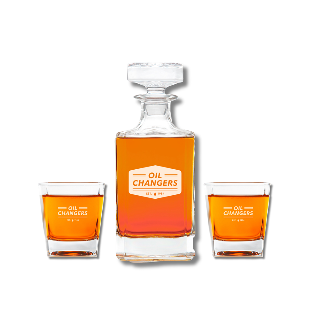 Whiskey Decanter Gift Set