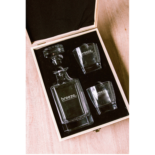 Whiskey Decanter Gift Set - Breeze Autocare