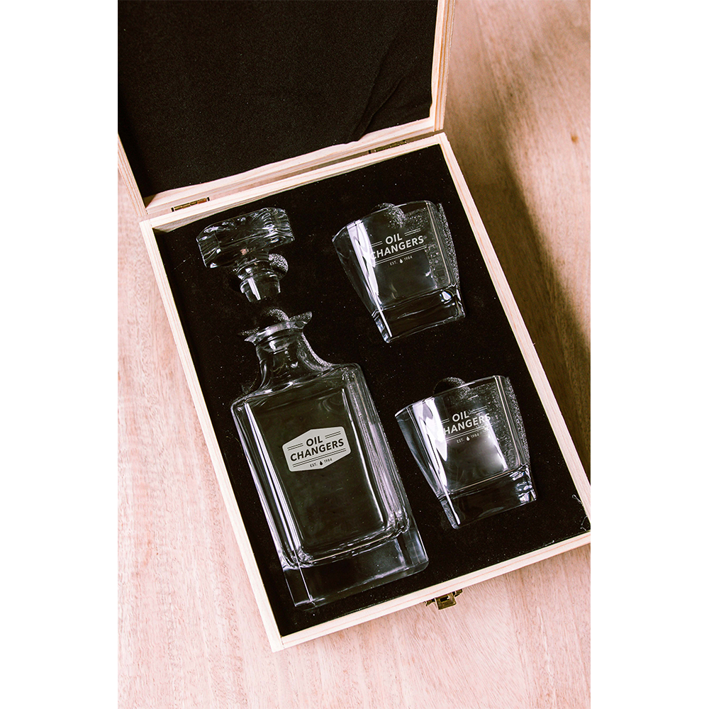 Whiskey Decanter Gift Set