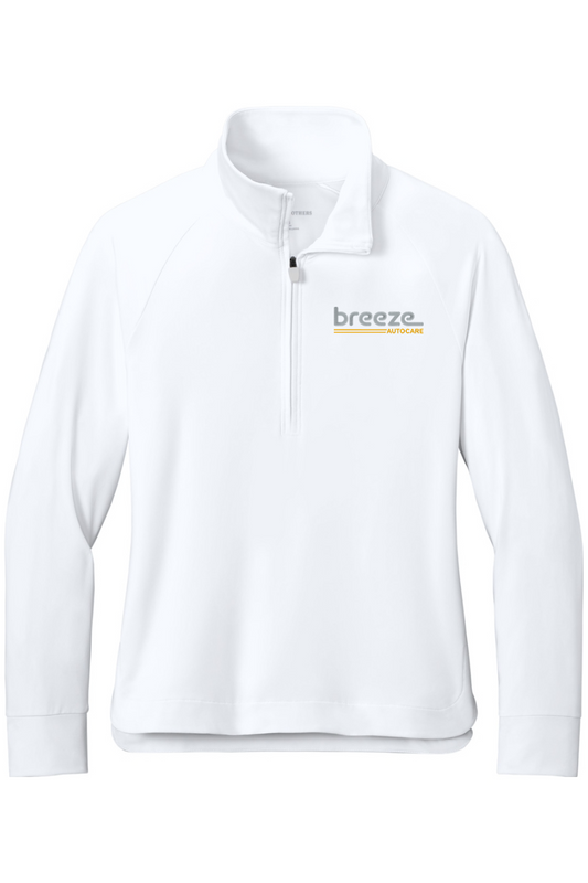 Women's Luxe Performance 1/4-Zip - Breeze Autocare