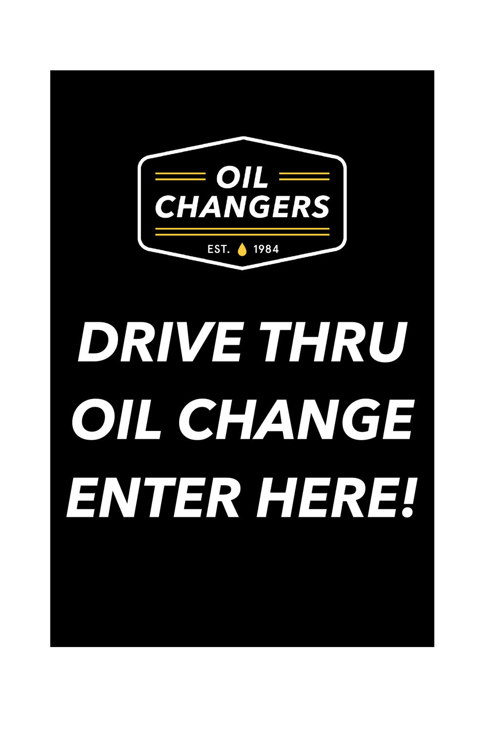 A-Frame Replacement Signboard (Single-Sided)