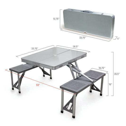 Portable Picnic Table With Seats - Breeze Autocare