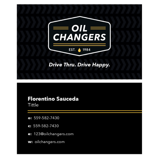Corporate Staff Business Cards