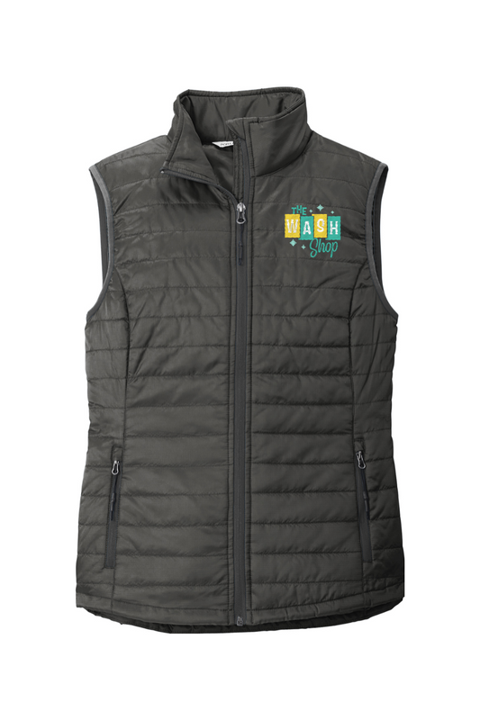 Women's Packable Puffy Vest - The Wash Shop