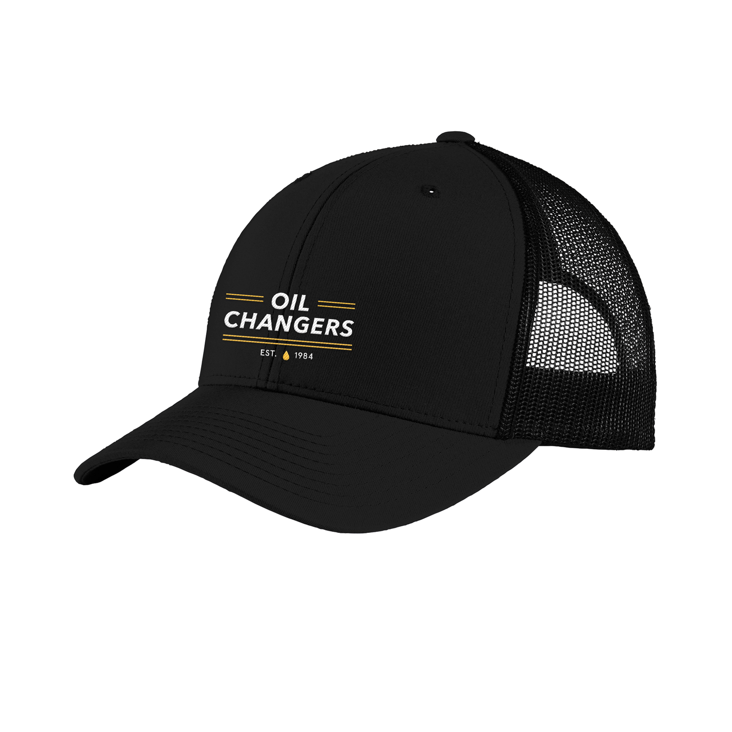 Five-Panel Retro Trucker Cap – Oil Changers